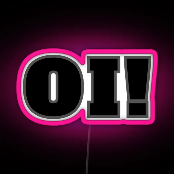 Oi RGB Neon Sign