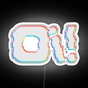 OI Roy Says HI RGB Neon Sign