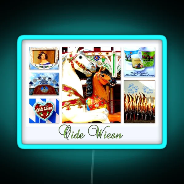 Oide Wiesn RGB Neon Sign