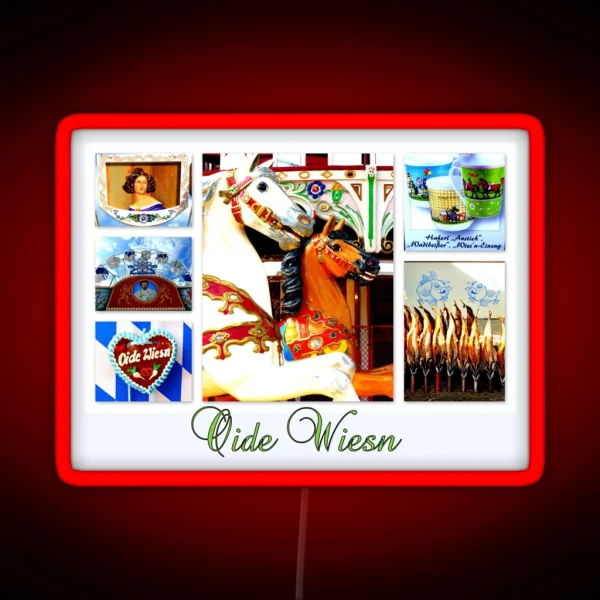 Oide Wiesn RGB Neon Sign