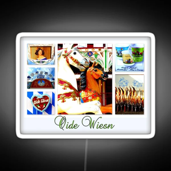Oide Wiesn RGB Neon Sign