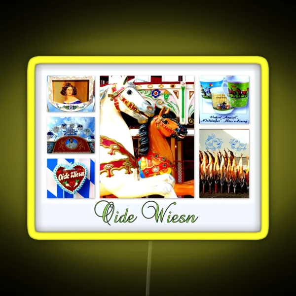 Oide Wiesn RGB Neon Sign