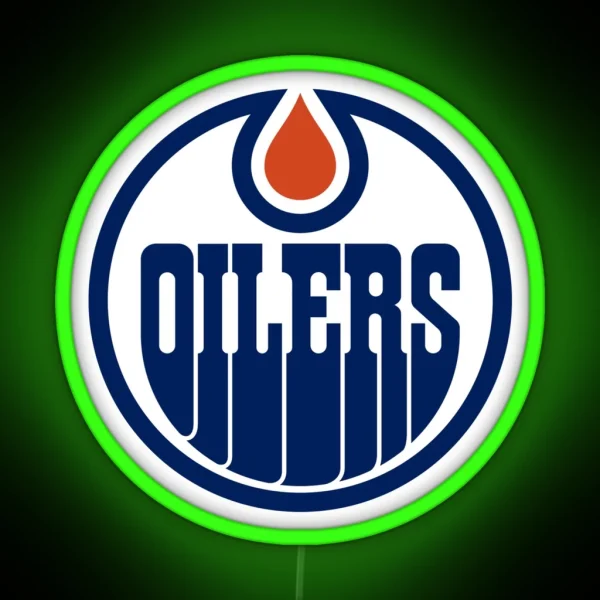 Oilers City RGB Neon Sign
