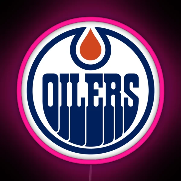 Oilers City RGB Neon Sign