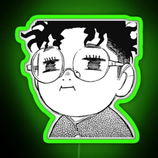 Okarun Ken Takakura Dandadan Manga RGB Neon Sign