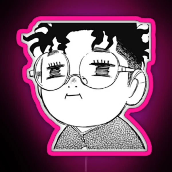 Okarun Ken Takakura Dandadan Manga RGB Neon Sign