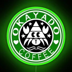 Okayado Coffee RGB Neon Sign