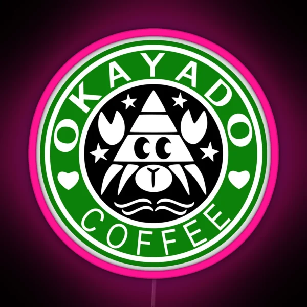 Okayado Coffee RGB Neon Sign