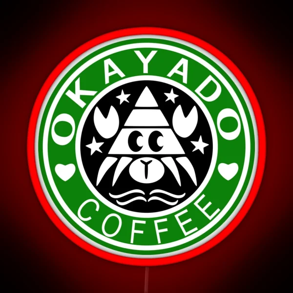 Okayado Coffee RGB Neon Sign