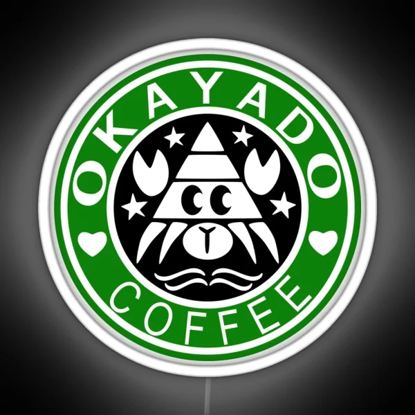 Okayado Coffee RGB Neon Sign