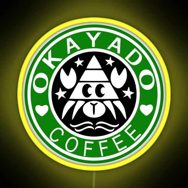 Okayado Coffee RGB Neon Sign