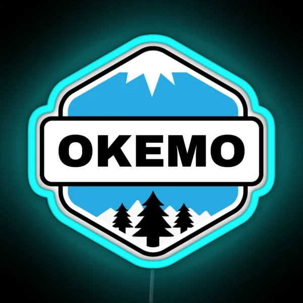 Okemo Vermont Mountain And Ski RGB Neon Sign
