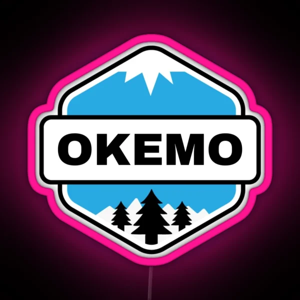 Okemo Vermont Mountain And Ski RGB Neon Sign