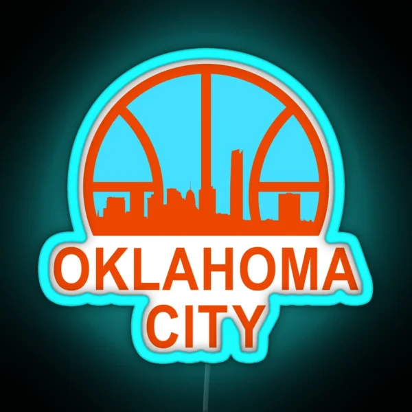 Oklahoma City Super Thunder RGB Neon Sign