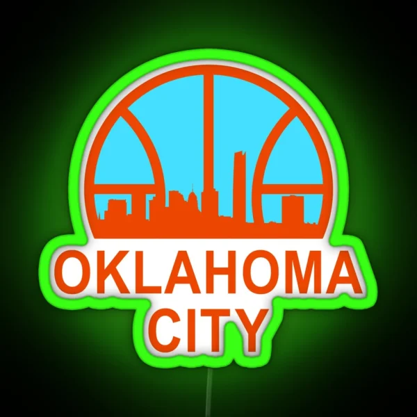 Oklahoma City Super Thunder RGB Neon Sign
