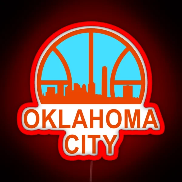 Oklahoma City Super Thunder RGB Neon Sign