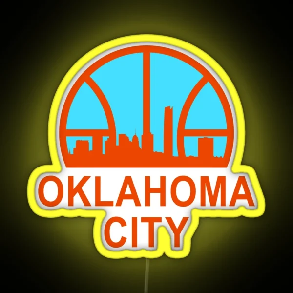 Oklahoma City Super Thunder RGB Neon Sign