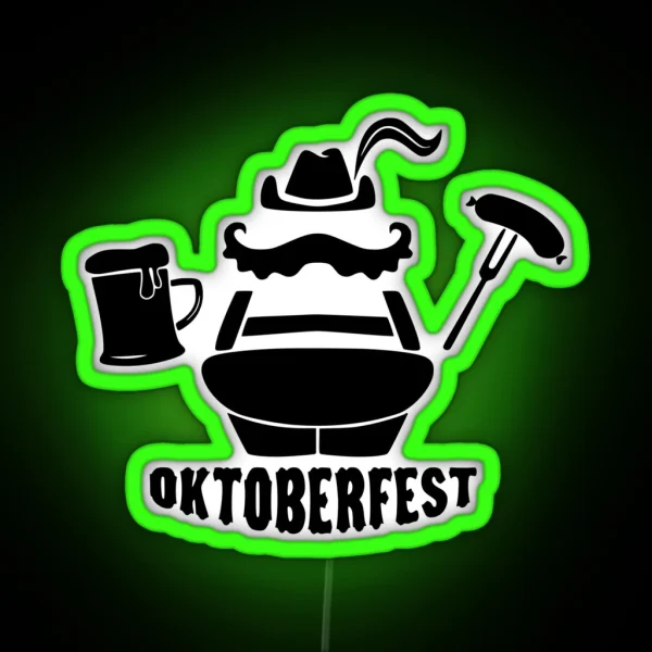Oktoberfest Beer Festival RGB Neon Sign