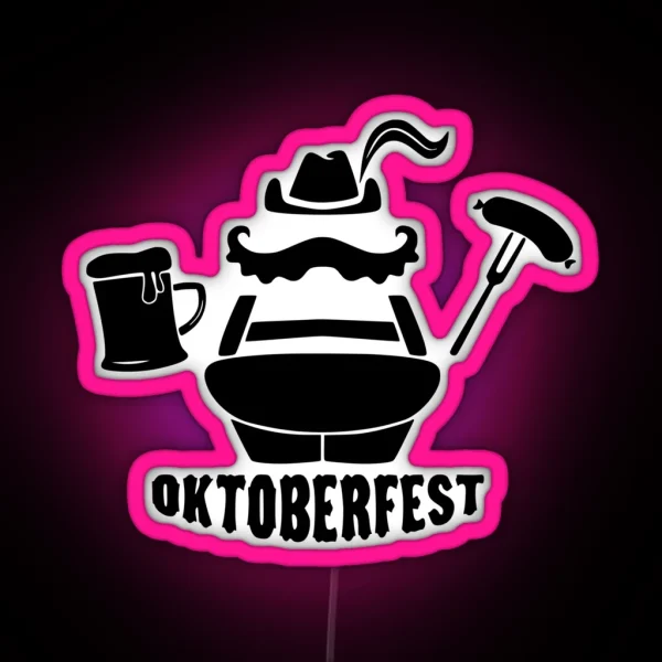 Oktoberfest Beer Festival RGB Neon Sign