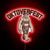 RGB Neon Oktoberfest Sign - Vibrant Red for Festive Celebrations