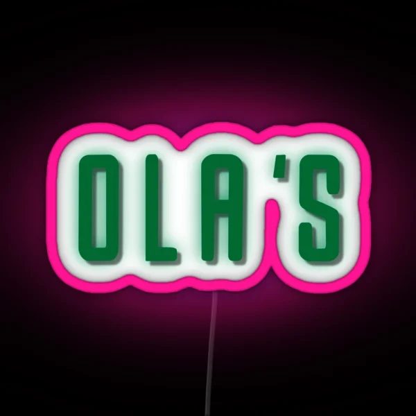 Ola S Restaurant RGB Neon Sign