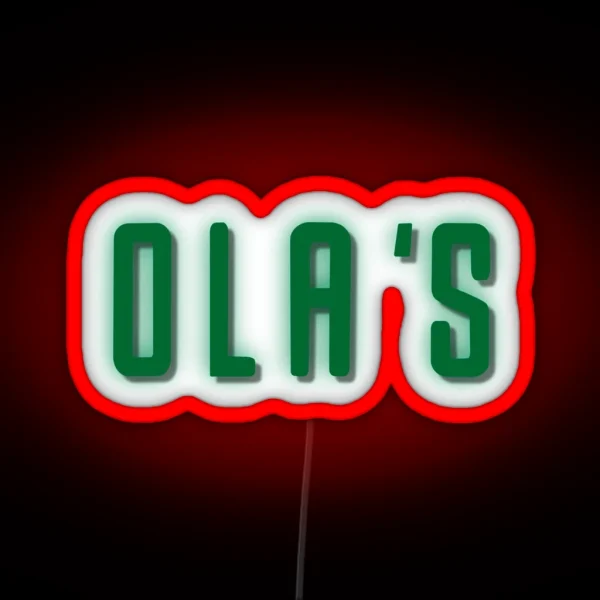 Ola S Restaurant RGB Neon Sign