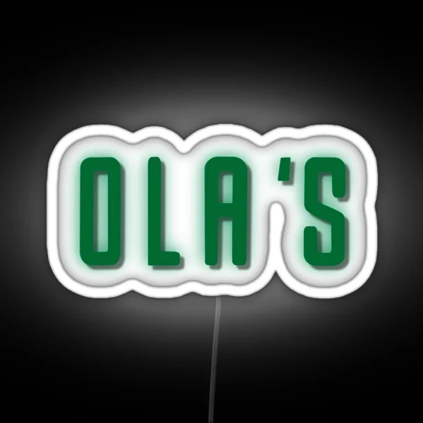 Ola S Restaurant RGB Neon Sign