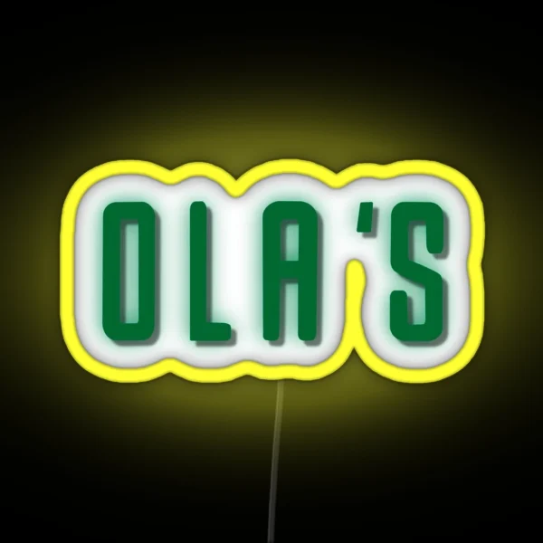 Ola S Restaurant RGB Neon Sign