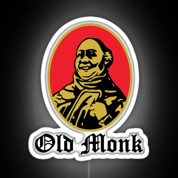 Old Monk Vintage Indian Rum RGB Neon Sign