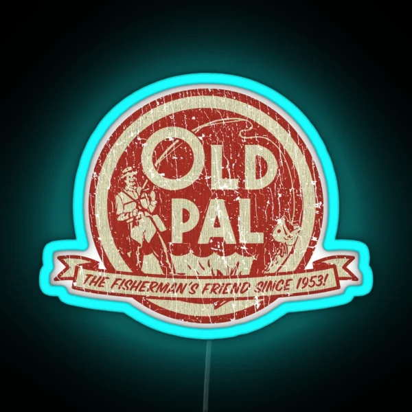 Old Pal Tackle Boxes 1953 RGB Neon Sign