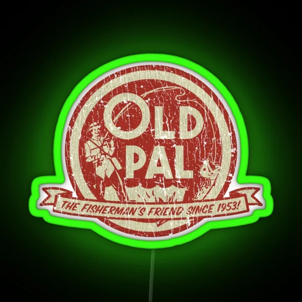 Old Pal Tackle Boxes 1953 RGB Neon Sign