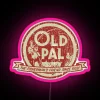 old pal tackle boxes 1953 rgb neon sign pink