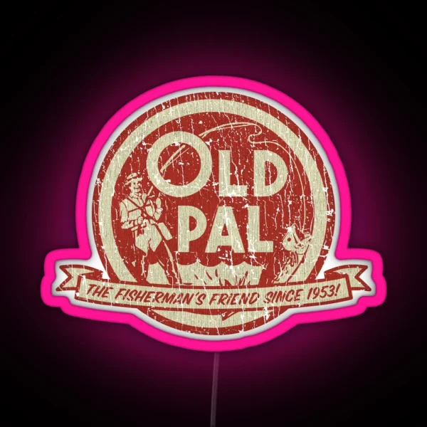 Old Pal Tackle Boxes 1953 RGB Neon Sign