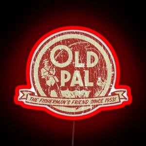 Old Pal Tackle Boxes 1953 RGB Neon Sign