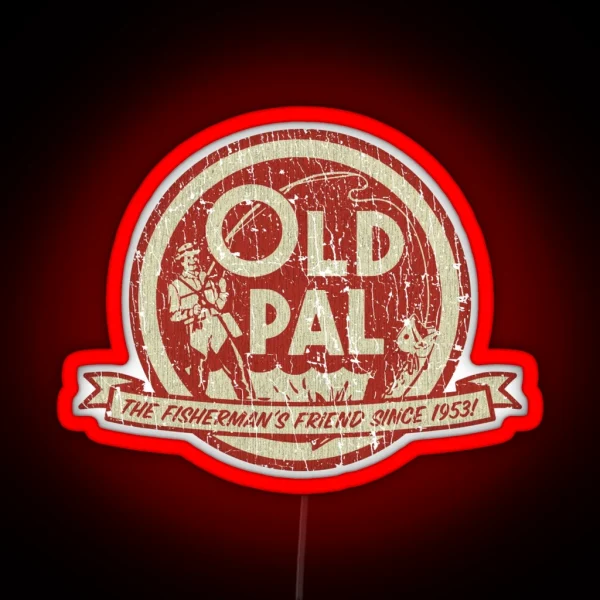 Old Pal Tackle Boxes 1953 RGB Neon Sign