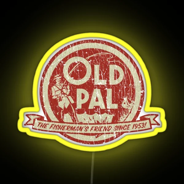 Old Pal Tackle Boxes 1953 RGB Neon Sign