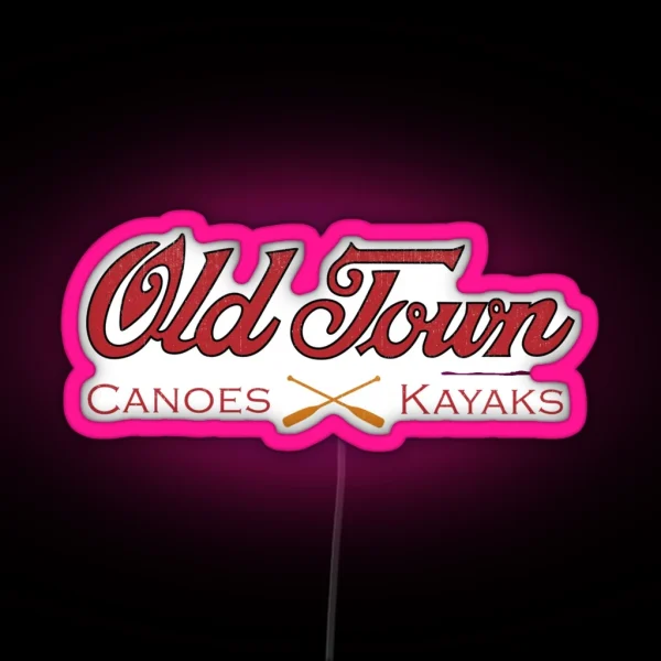 Old Town Canoes Kayaks RGB Neon Sign