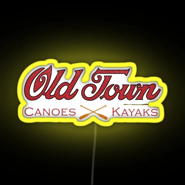 Old Town Canoes Kayaks RGB Neon Sign