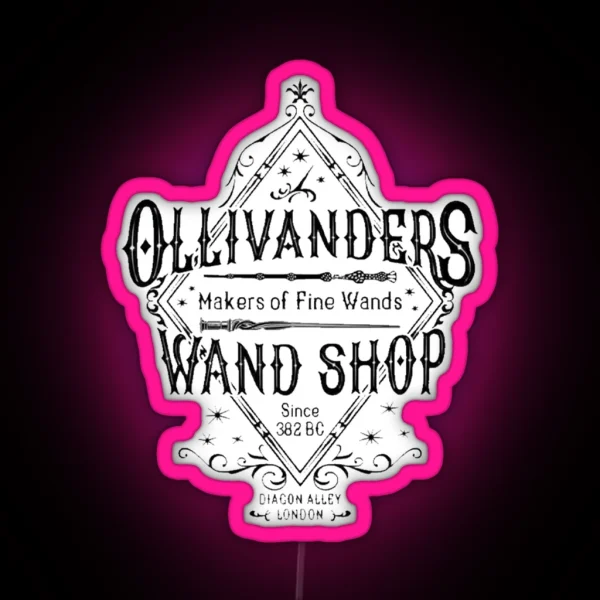 Ollivanders RGB Neon Sign