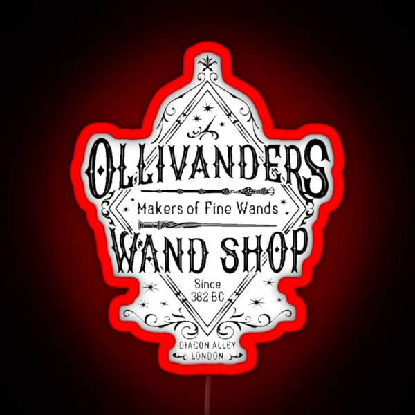 Ollivanders RGB Neon Sign