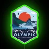 olympic national park rgb neon sign green