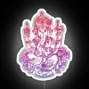 'Ombre Indian Ganesh Elephant LED RGB Neon Sign'