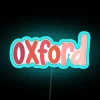 'Oxford Ohio RGB Neon Sign in Neon Blue'