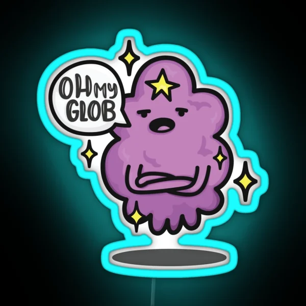OMG Lumpy Space Princess RGB Neon Sign