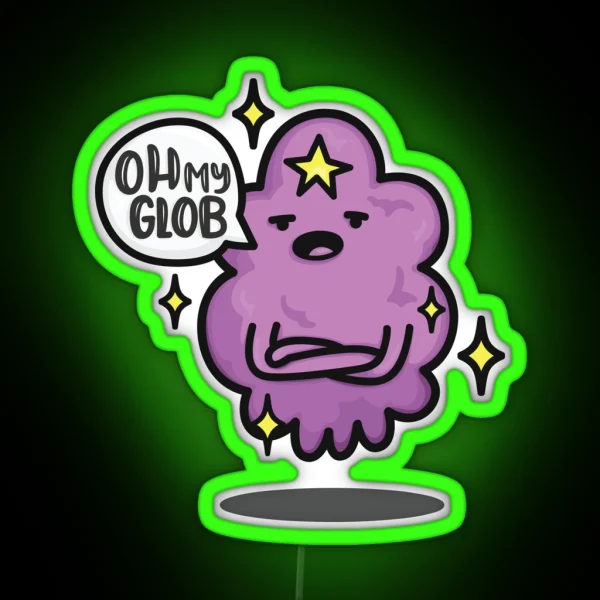 OMG Lumpy Space Princess RGB Neon Sign