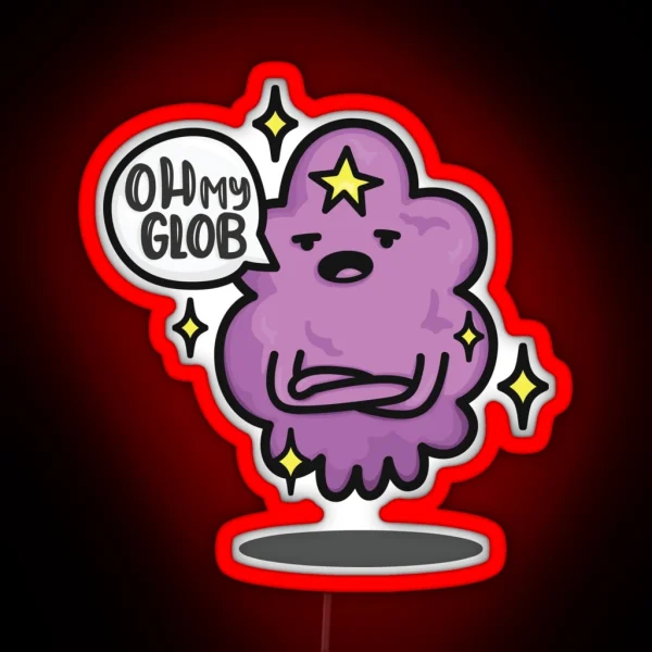 OMG Lumpy Space Princess RGB Neon Sign