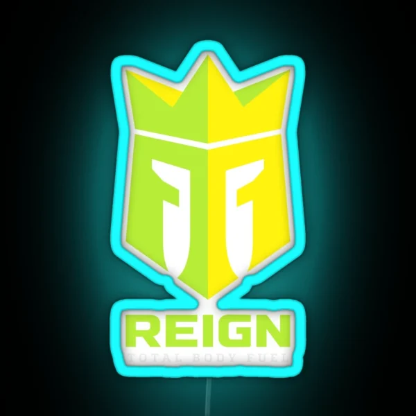 On Reign Total Body Fuel Ange RGB Neon Sign