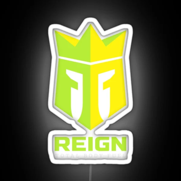 On Reign Total Body Fuel Ange RGB Neon Sign
