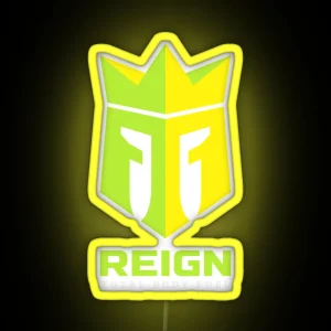 On Reign Total Body Fuel Ange RGB Neon Sign