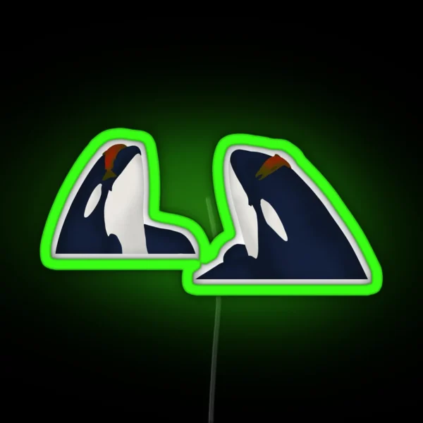 On Tuesdays We Wear Salmon RGB Neon Sign